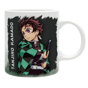 TAZA COLECCIONABLE DEMON SLAYER TANJIRO WARD MASK 320ML