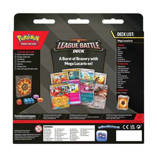 Pokémon TCG Mega Lucario ex League Battle Deck - XtremePlay Perú